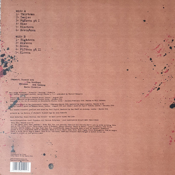 ¡Forward, Russia! : Give Me A Wall (LP, Album, Ltd)