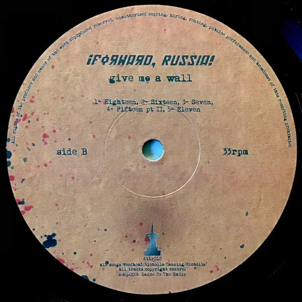 ¡Forward, Russia! : Give Me A Wall (LP, Album, Ltd)