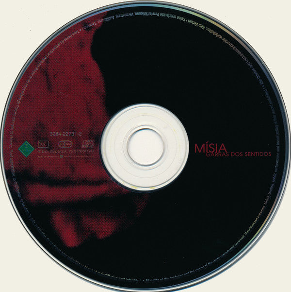 Mísia : Garras Dos Sentidos (CD, Album)