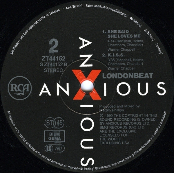 Londonbeat : A Better Love (12", Maxi)