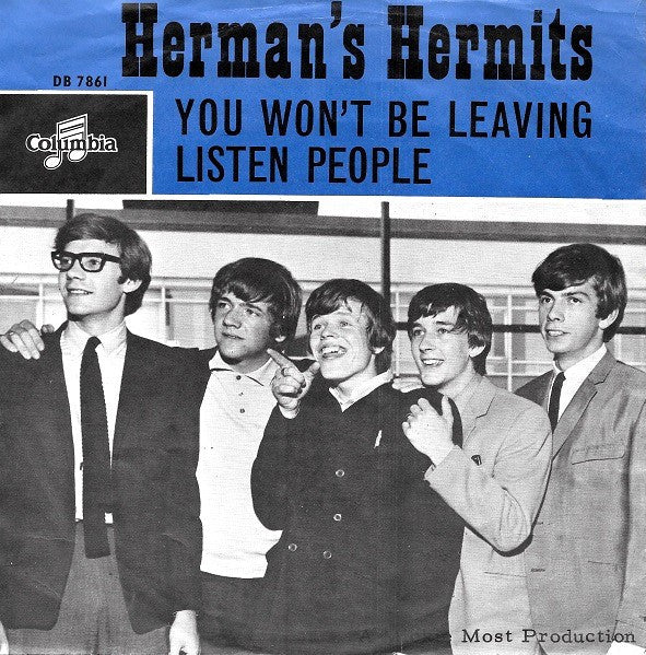 Herman's Hermits : You Won't Be Leaving (7", Single)