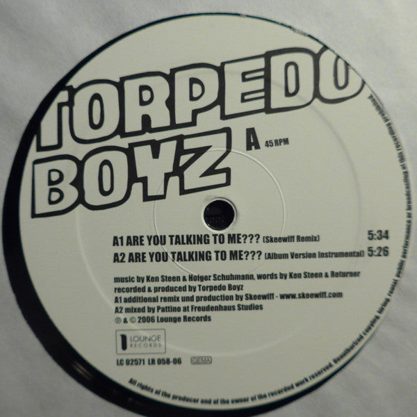 Torpedo Boyz : Are You Talking To Me? (Part 2) (12")