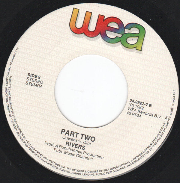 Rivers : Crazy Kong (7", Single)