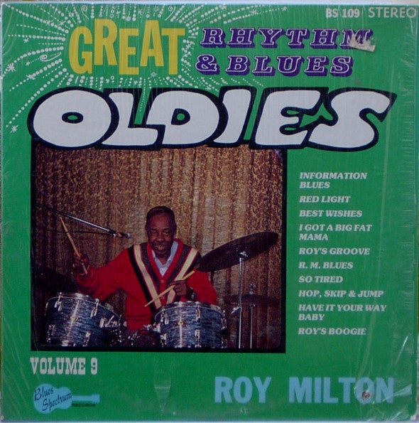 Roy Milton : Great Rhythm & Blues Oldies Volume 9 - Roy Milton (LP)