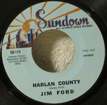 Jim Ford : Harlan County / Changin' Colors (7")