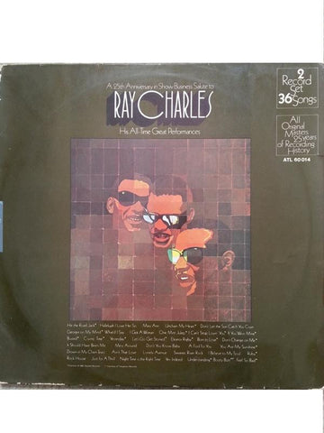 Ray Charles : A 25th Anniversary In Show Business Salute To Ray Charles (2xLP, Comp, Gat)