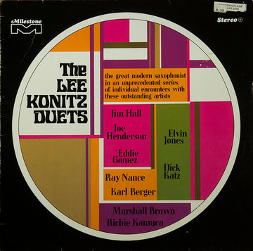 Lee Konitz : Duets (LP, Album, RE)