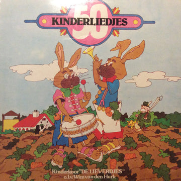 Kinderkoor De Lieverdjes : 50 Kinderliedjes (LP, Comp)