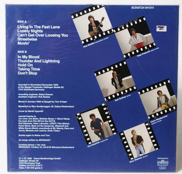 Sergeant : Streetwise (LP, Album)