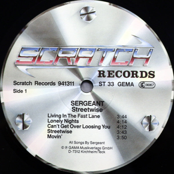 Sergeant : Streetwise (LP, Album)