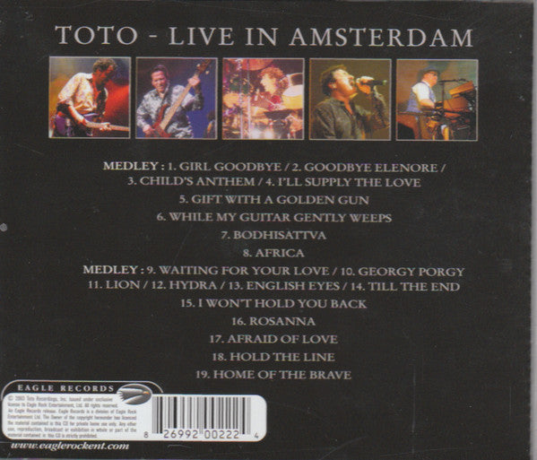 Toto : 25th Anniversary - Live In Amsterdam (CD, Album)