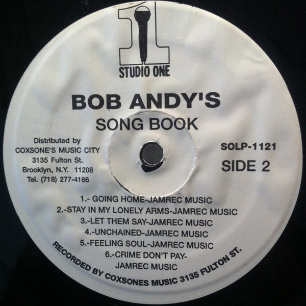 Bob Andy : Bob Andy's Song Book (LP, Album, RP)