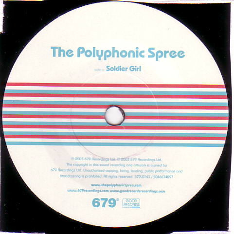 The Polyphonic Spree : Soldier Girl (7", Single)