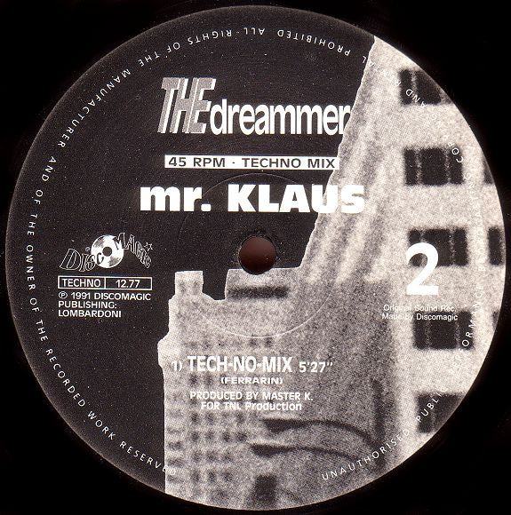 Mr. Klaus : The Dreammer (12")