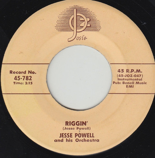 Jesse Powell (2) : Moonlight In Vermont / Riggin' (7", Single)