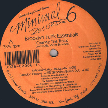 Brooklyn Funk Essentials (2) : Change The Track (12")