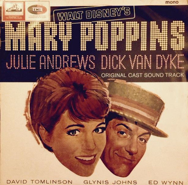 Various : Walt Disney's Mary Poppins: Original Cast Sound Track (LP, Album, Mono)