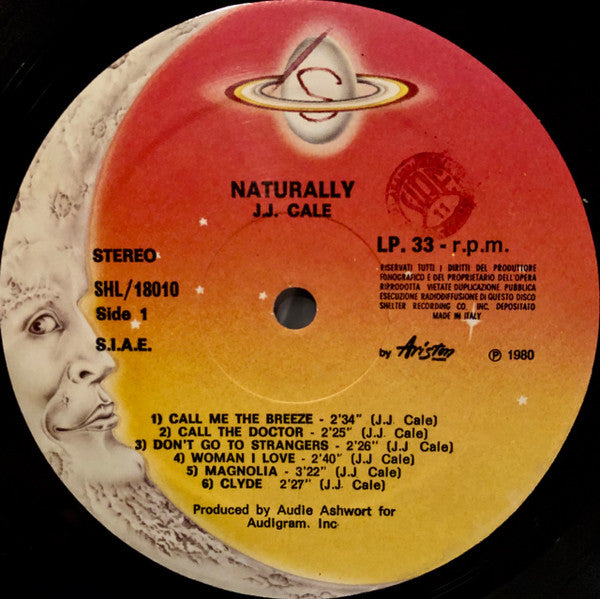 J.J. Cale : Naturally (LP, Album, RE)