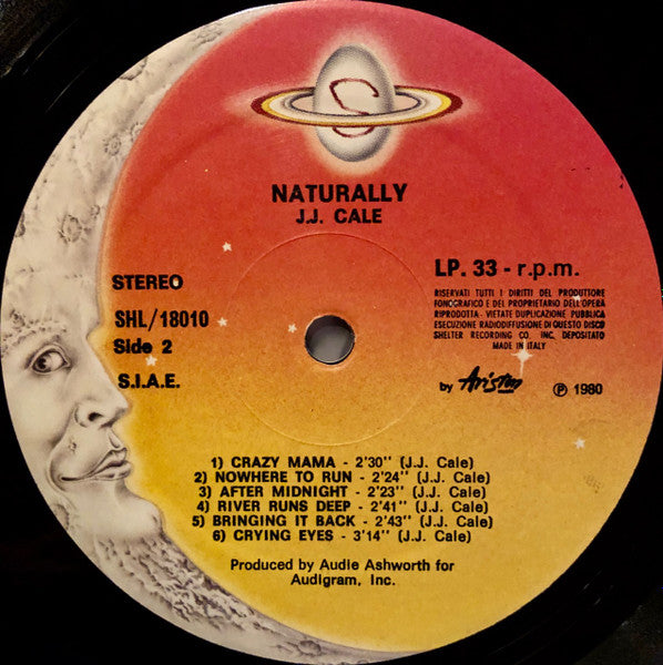 J.J. Cale : Naturally (LP, Album, RE)