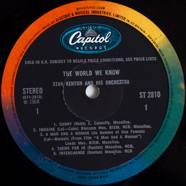 Stan Kenton And His Orchestra : The World We Know (LP, Album)