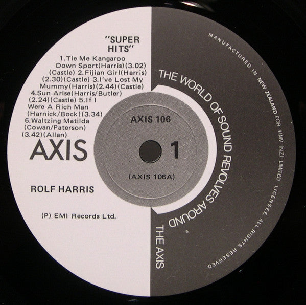 Rolf Harris : Super Hits (LP)