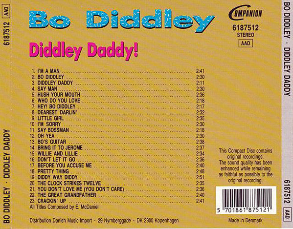 Bo Diddley : Diddley Daddy! (CD, Album, Comp)
