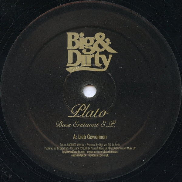 Plato (2) : Bass Erstaunt E.P. (12", EP)