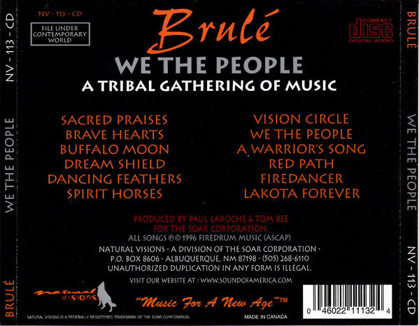 Brulé : We The People (A Tribal Gathering Of Music) (CD)