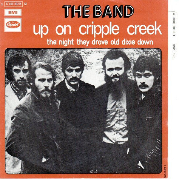 The Band : Up On Cripple Creek (7", Single)