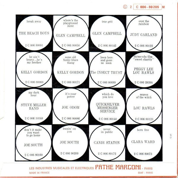 The Band : Up On Cripple Creek (7", Single)