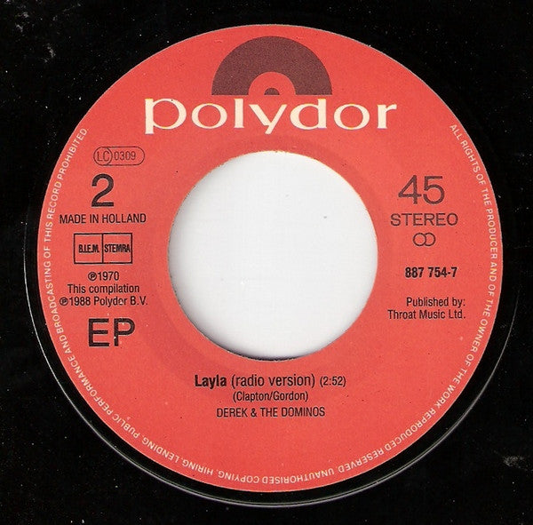 Eric Clapton : Wonderful Tonight (7", EP)