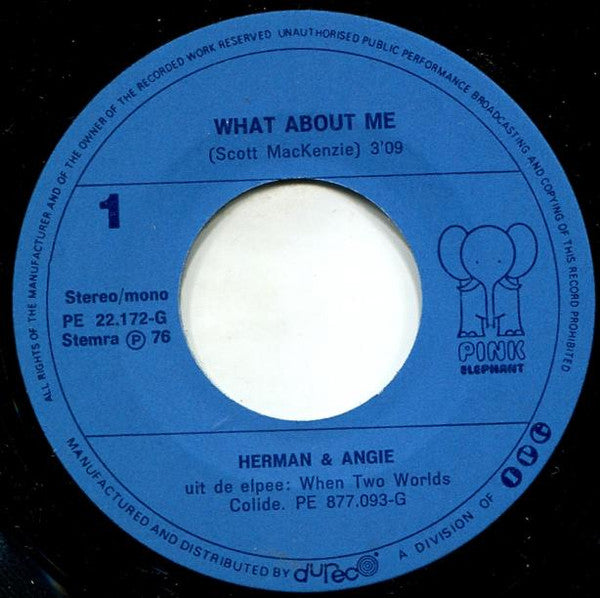 Herman & Angie : What About Me (7", Single)