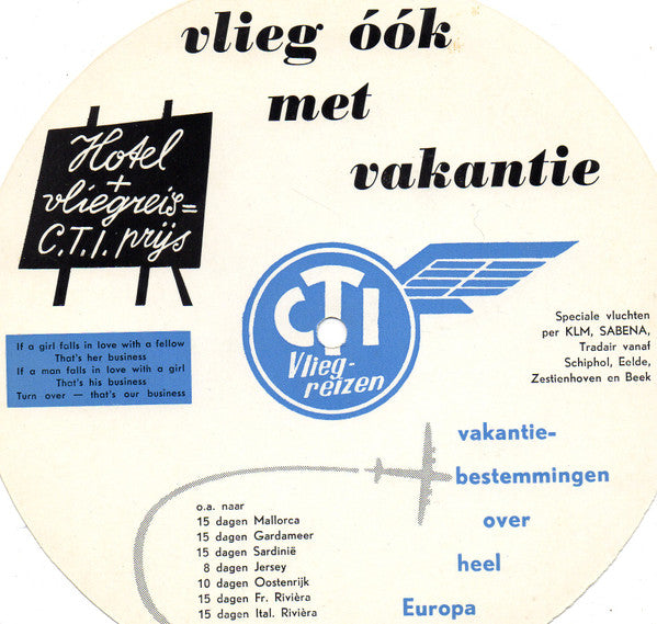 Max Woiski Sr. : Dat Doet C.T.I. (7", S/Sided, Card, Pic)