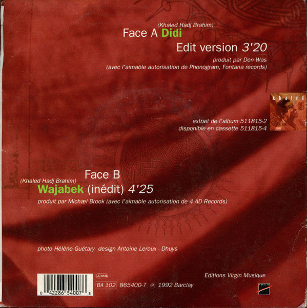 Khaled : Didi (7", Single)