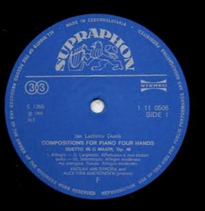 Jan Ladislav Dusík, Václav Jan Sýkora, Alex Van Amerongen : Musica Antiqua Bohemica (LP, RE)