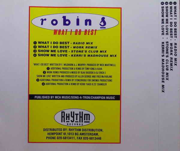 Robin S. : What I Do Best (CD, Maxi)