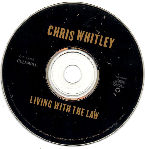 Chris Whitley : Living With The Law (CD, Album, Promo)