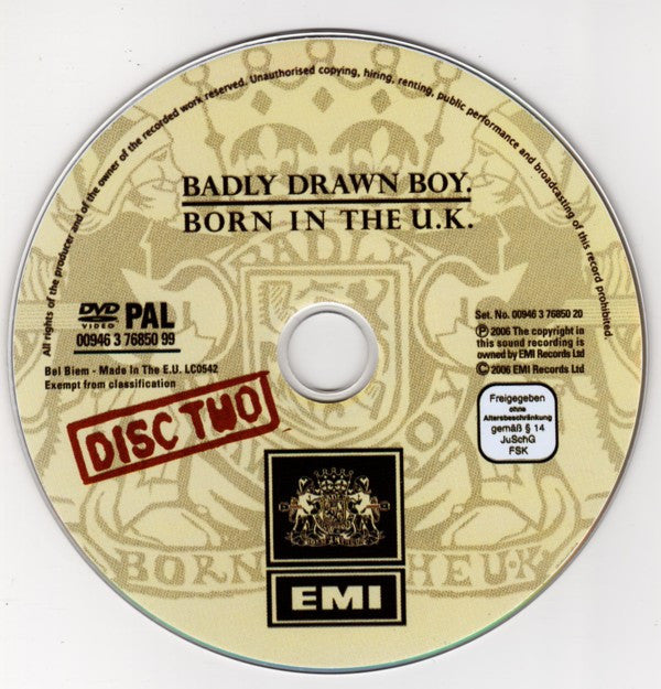 Badly Drawn Boy : Born In The U.K. (CD, Album + DVD-V, PAL + Dlx, Ltd)