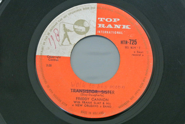 Freddy Cannon : Transistor Sister (7", Single)