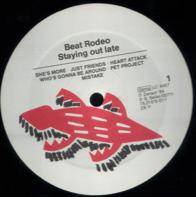 Beat Rodeo : Staying Out Late W/ The Beat Rodeo (LP, Album)