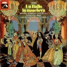 Giuseppe Verdi, Martina Arroyo, Placido Domingo, Piero Cappuccilli, Fiorenza Cossotto, Reri Grist, Chorus Of The Royal Opera House, Covent Garden, New Philharmonia Orchestra, Riccardo Muti : Un Ballo In Maschera (Box, Album, Quad + 3xLP, Quad)