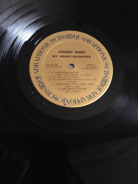 Johnny Nash : My Merry-Go-Round (LP, Album, Quad, Gat)