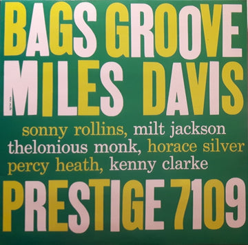 Miles Davis : Bags Groove (LP, Comp, RE)