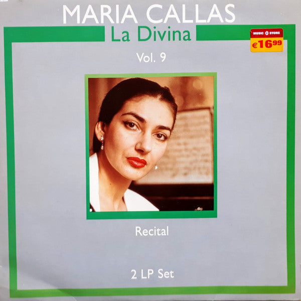 Maria Callas : La Divina Vol.9 Recital (2xLP, Comp)