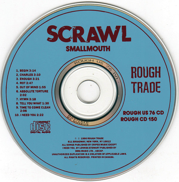 Scrawl : Smallmouth (CD, Album)