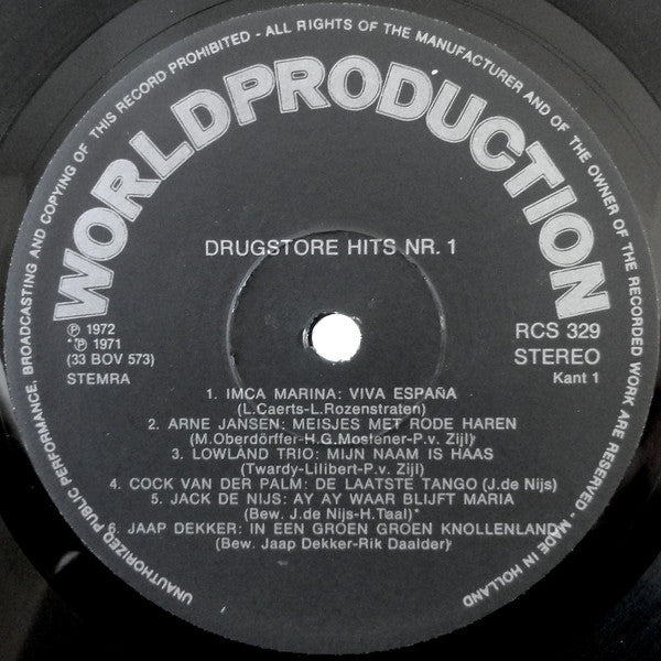 Various : Op De Hollandse Toer (12 Originele Hitversies) (LP, Comp)