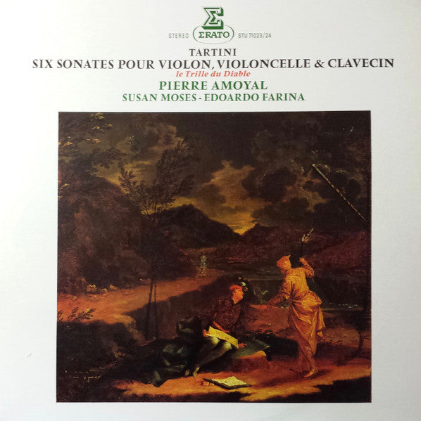 Giuseppe Tartini, Pierre Amoyal, Susan Moses, Edoardo Farina : Tartini Six Sonates Pour Violon, Violoncelle & Clavecin (2xLP, Gat)