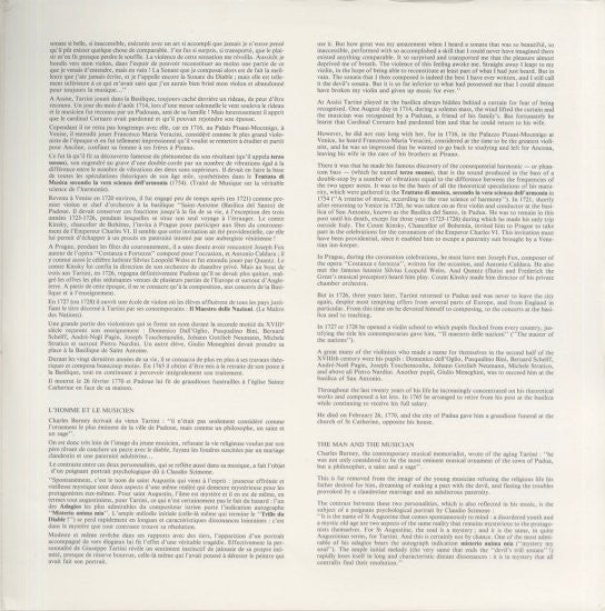 Giuseppe Tartini, Pierre Amoyal, Susan Moses, Edoardo Farina : Tartini Six Sonates Pour Violon, Violoncelle & Clavecin (2xLP, Gat)