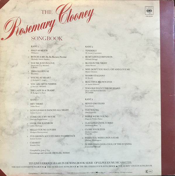 Rosemary Clooney : The Rosemary Clooney Songbook (2xLP, Comp)