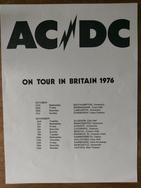 AC/DC : High Voltage (LP, Album)